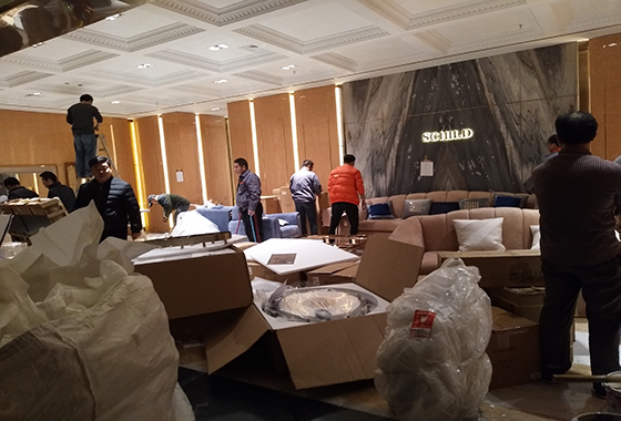 昊倫國際施工現場(chǎng)